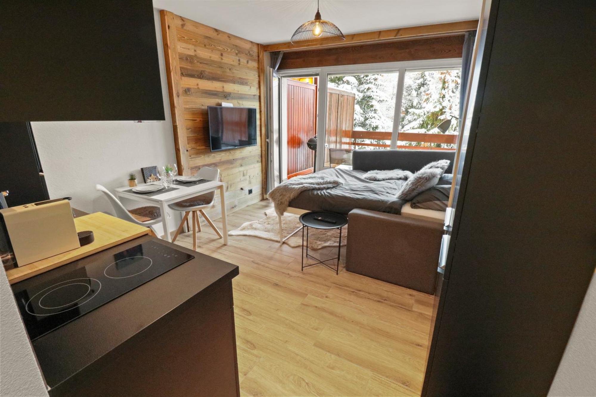 Joli Studio Avec Parking Gratuit Crans-Montana Luaran gambar